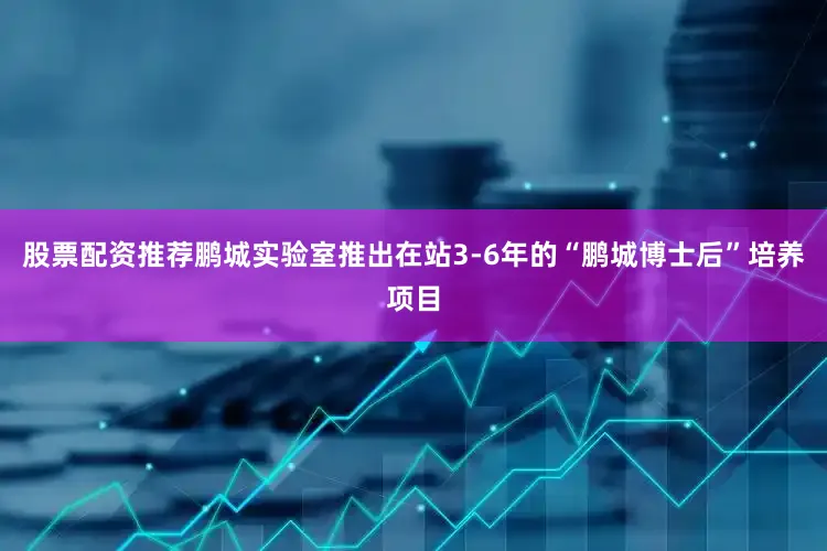 股票配资推荐鹏城实验室推出在站3-6年的“鹏城博士后”培养项目